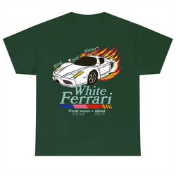 frank ocean white ferrar! art front design shirt | blond album | music gift | vintage style tee | blonded | trends origi