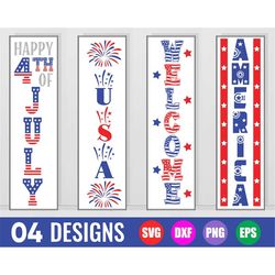 4th of july porch sign svg, happy 4th of july porch svg, welcome porch sign svg, independence day porch sign svg, americ