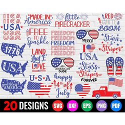 4th of july svg bundle, fourth of july svg, america svg, usa flag svg, independence day svg, patriotic svg, 4th of july