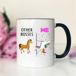 other bosses - me  unicorn boss mug  boss gift  funny boss mug  funny boss gift