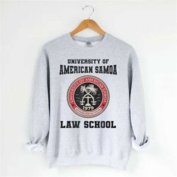 university of american samoa crewneck sweatshirt , better call saul sweatshirt, college sweatshirt , law school sweatshi