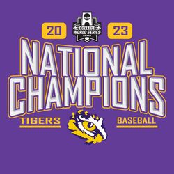 lsu tigers png national champs 2023 baseball png