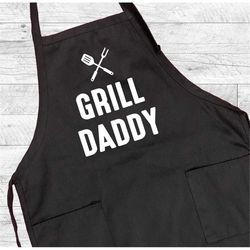 grill daddy - grill apron - bbq apron - husband gift - funny apron - funny father's day gift