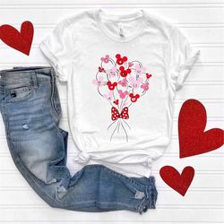 valentines day shirt, disney balloon t-shirts, disney valentine tee, valentines balloons gifts, gift ideas for girlfrien