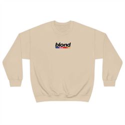 frank ocean blond sweatshirt front only design | blond album | blonded | music gift | cool gift ideas