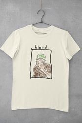 blond hand drawn album cover shirt shirt, frank ocean shirt, blonde sh