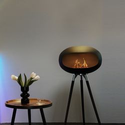 tripod indoor & outdoor ethanol fireplace