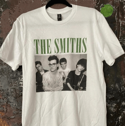 vintage white the smiths t-shirt