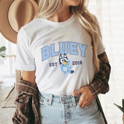 bluey est 2018 shirt, couple shirt, bluey and bingo sweatshirt