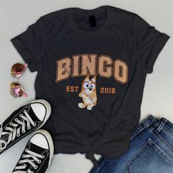 bingo est 2018 shirt, couple shirt, bluey and bingo sweatshirt