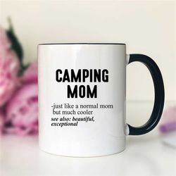 camping mom just like a normal mom coffee mug  camping gift  camping mug  funny camping mom gift