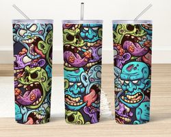 zombie tumbler, zombie skinny tumbler