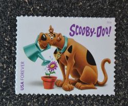 100 scooby-doo! 2018 unused us forever first class flowers wedding invitation celebration anniversary envelope greeting