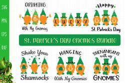 St. Patrick's Day Gnomes Bundle Svg
