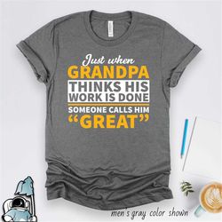 great grandpa shirt, great grandfather gift, great grandfather, pregnancy announcement, new grandpa gift, grandfather sh