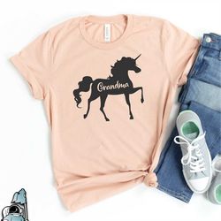 Grandma Unicorn Shirt, Unicorn Grandma Shirt, Grandma Shirts, Grandma Gifts, Grandmother Shirt, New Grandma To Be, Grand