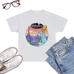 disney pixar ratatouille over look paris t-shirt