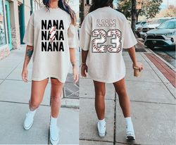 custom baseball grandma shirt, nana baseball shirt