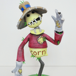 birdy scarecrow figure | conker's bad fur day