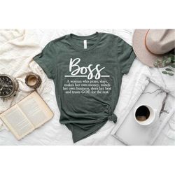 boss shirt, boss definition shirt, gift for boss, gift for mom, gift for boss, religious mom shirt, birthday gift for mo