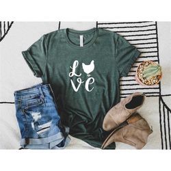 Chicken Love Shirt, Chicken Shirt, Farmer Shirt, Farmer Girl Tee, Farmer Love Shirt, Farming Gift, Gift for Farmer