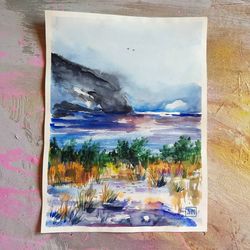 watercolor artwork painting landscape