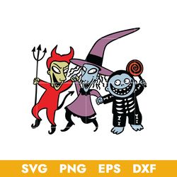 lock shock and barrel svg, nightmare before christmas halloween svg, halloween svg, png dxf eps digital file