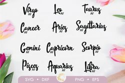 All Astrology Sign Bundle SVG