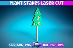 Plant Stakes Laser Cut SVG Bundle | SVG