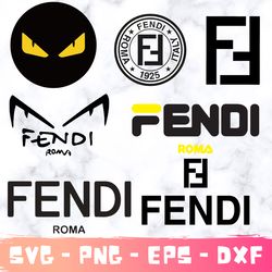 fendi logo svg, fendi png, fendi symbol, fendi logo transparent, fashion brand svg logo. instant download