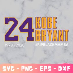 kobe bryant svg - png - eps, kobe bryant svg logo, kobe bryant transparent logo, instant download file