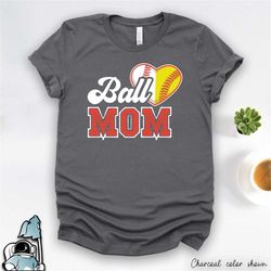 ball mom, baseball parent mom, baseball shirt, baseball gift, softball team shirt, softball mom, sports parent clothing