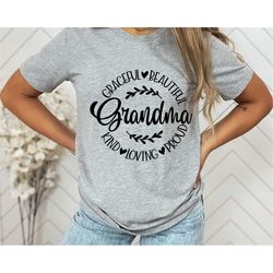 Grandma Shirt ,custom Grandma Gift, Grandma Heart Shirt, Funny Grandma Shirt, Mothers Day Gift, Grandma Birthday Gift