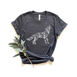 wolf shirt, howling wolf, floral wolf, wolf lover gift, animal lover shirt, dog lover shirt, wolf girl, wolves gifts, wi