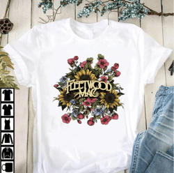 official fleetwood mac flowers t-shirt