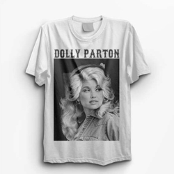 dolly parton white vintage t-shirt, dolly parton t-shirt, trendy t-shirt, gift fan dolly parton shirt, country music