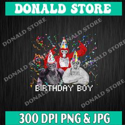 Gorilla Tag Birthday Boy VR Gamer for Kids Teen Svg, Eps, Pn - Inspire  Uplift