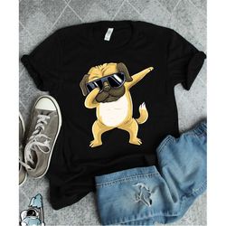 dabbing pug shirt, pug dog shirt, pug shirt, pug gifts, pug owner, dog owner, dog gifts, funny pug art, dog lover gifts