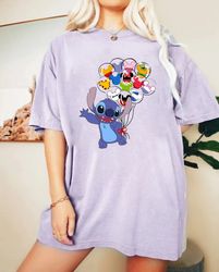 disney stitch mickey balloons comfort colors shirt