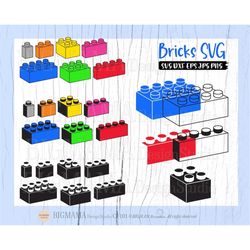 brick svg,bricks svg,png,dxf,construction brick,toy,boy,building blocks,cut file,cricut,silhouette,commercial use,instan