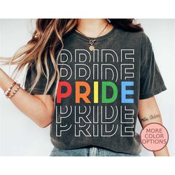 Retro Pride Shirt, LGBT Support Clothing, Equality Shirt, Proud Ally Shirt, LGBTQ Shirt, Gay Pride Shirt, Love Wins T-Sh