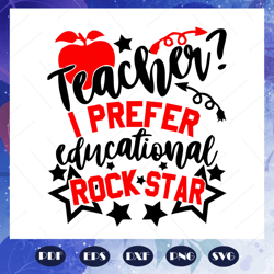 teacher rock star svg, teacher day svg, teacher svg, teacher gift, teacher shirt, teacher appreciation, school svg, appl