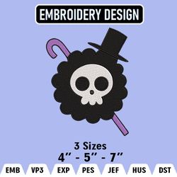 brook embroidery designs, brook embroidery files, one piece machine embroidery pattern, digital download