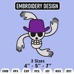 nico robin embroidery designs, nico robin embroidery files, one piece machine embroidery pattern, digital download