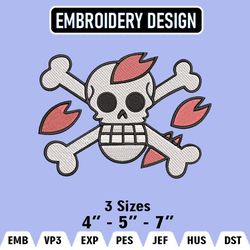 tony tony chopper embroidery designs, chopper embroidery files, one piece machine embroidery pattern, digital download