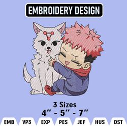 yuji itadori embroidery designs,  jujutsu kaisen embroidery files, sailor  machine embroidery pattern, digital download