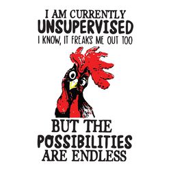 i am currently unsupervised, trending svg, chicken svg, chicken shirt, funny chicken svg, quotes svg, funny quotes, funn