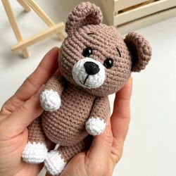 crochet bear pattern (ukainian version pattern), amigurumi pattern bear, bear toy pattern