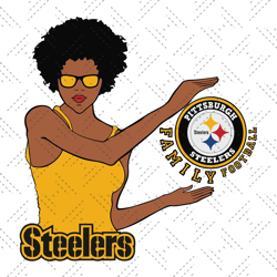 family football pittsburgh steelers svg, sport svg