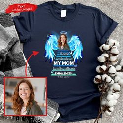 in loving memory family loss custom photo upload picture memorial gift tshirt, r.i.p. shirt, rest in peace, personalized